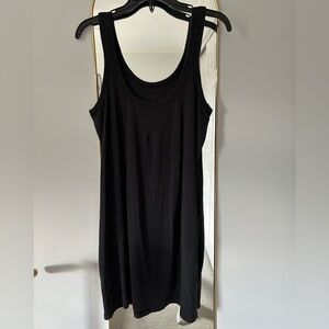 Lululemon black tank dress cottony stretch